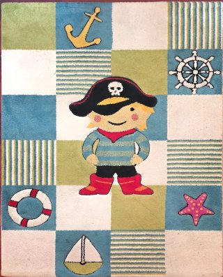 Alfombra infantil pirata marinera