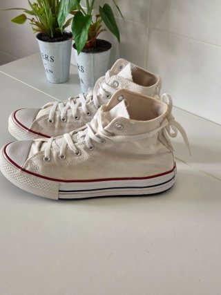 Botas Converse Blancas Talla 38.5