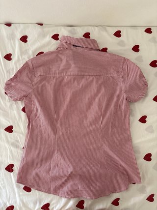 Camicia Woolrich righe rosse e bianche
