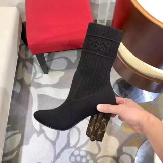 Botines Louis Vuitton Negros y Marrones