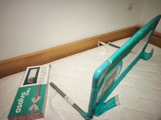 Barrera de Cama 90cm Asalvo azul/verde turquesa