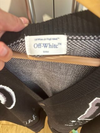 Giacchetta a maglia Off-White taglia L nera