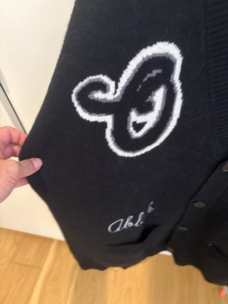 Giacchetta a maglia Off-White taglia L nera