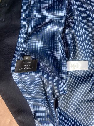 Traje Zara Hombre Azul