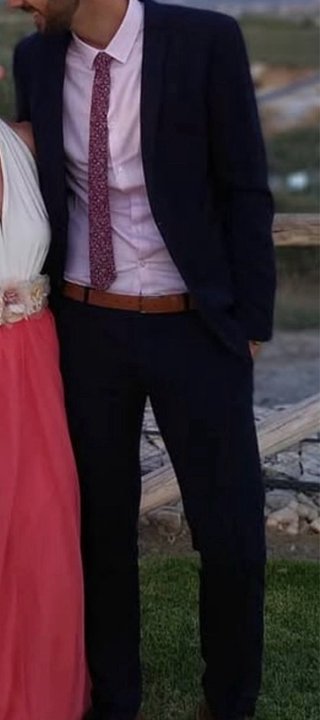Traje Zara Hombre Azul