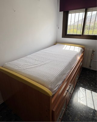 Cama individual 90 + colchón