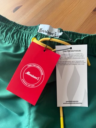 Bañador Morrison verde con cordón