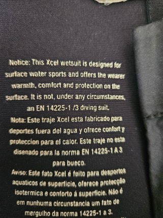 Traje de Neopreno Xcel