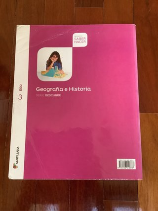 Libro de texto de geografía e historia, 3 ESO