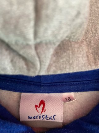 Sudadera Maristas T16 + Pantalón largo de regalo