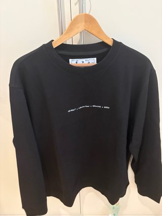 Felpa Off-White nera taglia L