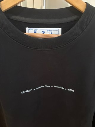 Felpa Off-White nera taglia L