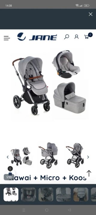 Carro de bebé Jane Kawai + Micro + Koos