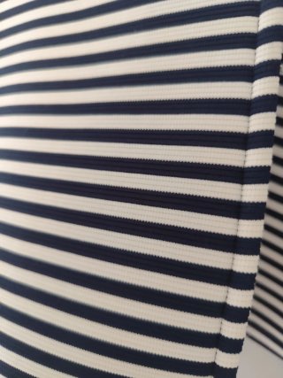 Chaqueta Neopreno Rayas Azul y Blanco