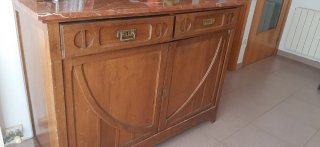 Mueble Modernista Madera y Cristal