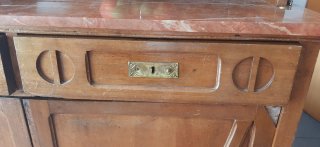 Mueble Modernista Madera y Cristal