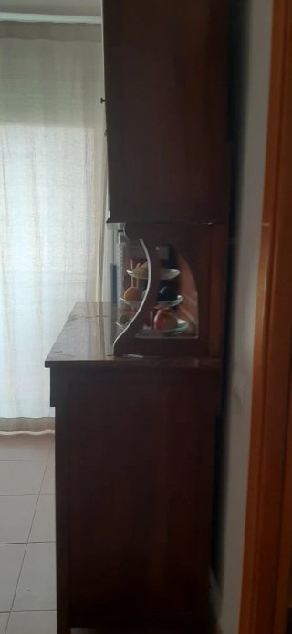 Mueble Modernista Madera y Cristal
