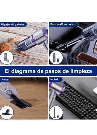 Aspirador Coche Inalámbrico Wirelume