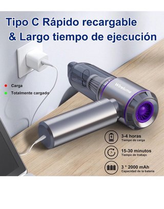 Aspirador Coche Inalámbrico Wirelume