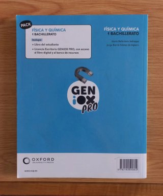 Libro Física y Química 1º Bach Oxford Genioxpro