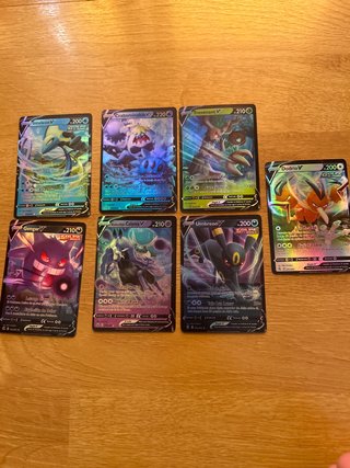 Lote 7 Cartas Pokémon V