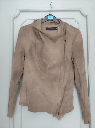 Chaqueta Zara Ante Beige Talla M