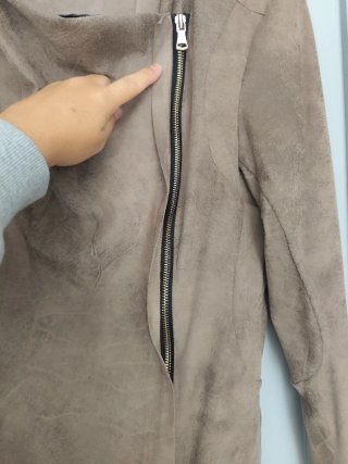 Chaqueta Zara Ante Beige Talla M