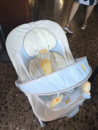 Hamaca infantil con diseño de pato