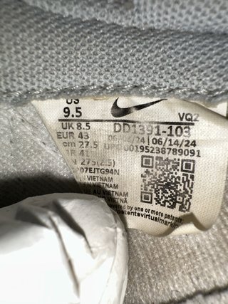 Nike Dunk Low Gris Talla 43 Originales