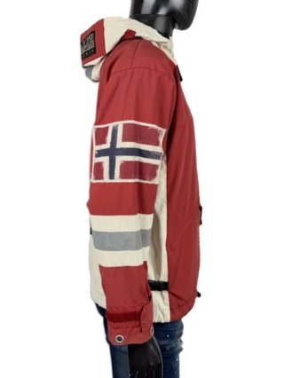 Napapijri Geographic Giacca Uomo M Oversize Rossa