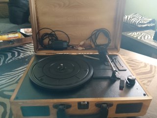Tocadiscos Maleta Madera