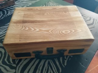 Tocadiscos Maleta Madera