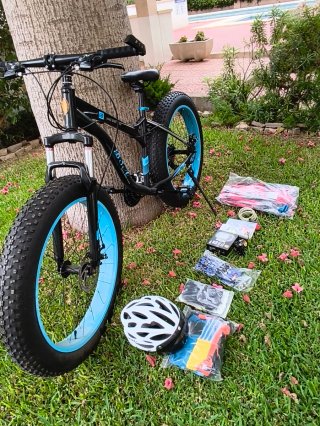 Lote Bicicleta Fat Bike BSA + Accesorios