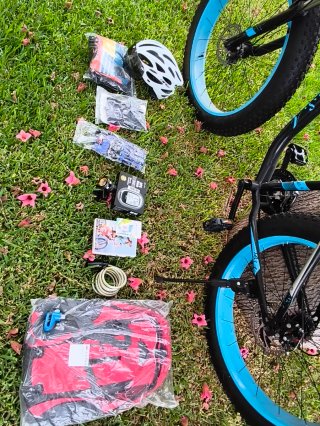 Lote Bicicleta Fat Bike BSA + Accesorios