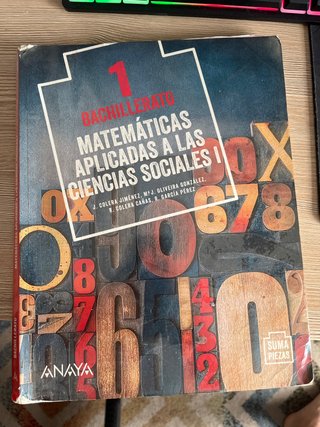 Matemáticas aplicadas a las ciencias sociales I...
