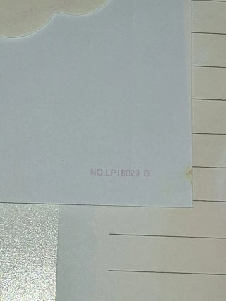 Carta y sobre perfumado años 80