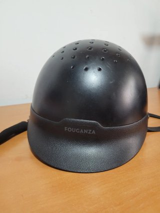 Casco de equitación negro
