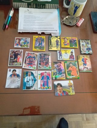 Cromos  leo Messi de leyenda. 16 cromos.