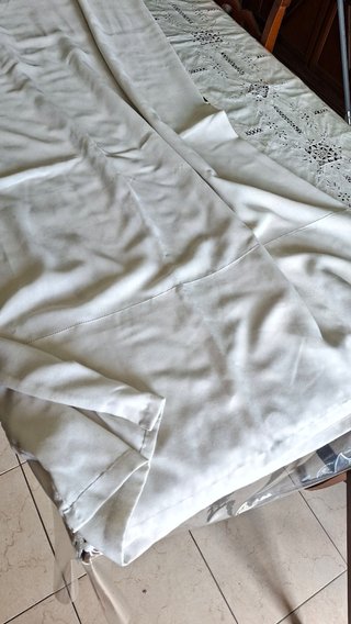 Tende Shantung Seta Bianche
