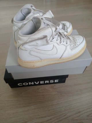 2 Pares Zapatillas Nike Blancas ta41 Converse ta40