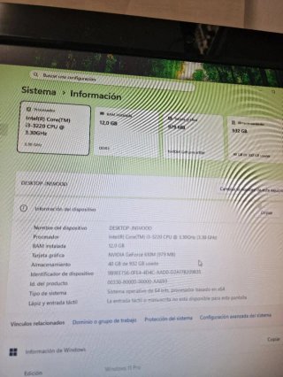 HP Pavilion 23 All-in-One PC Negro