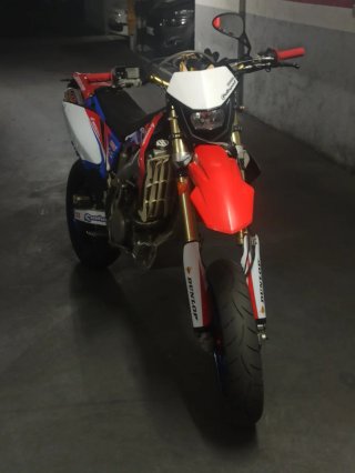 Honda Supermotard Azul/Rojo/Blanco