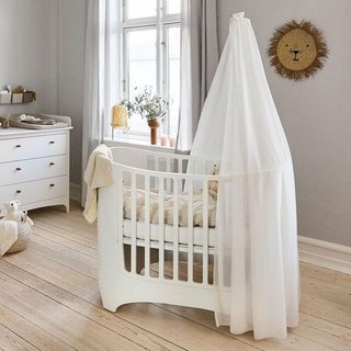 Cuna Evolutiva Leander Blanca + Colchón y barrera
