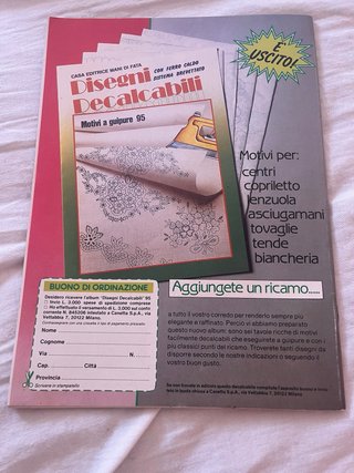 Rivista Mani DI Fata Ottobre 1985 Vintage