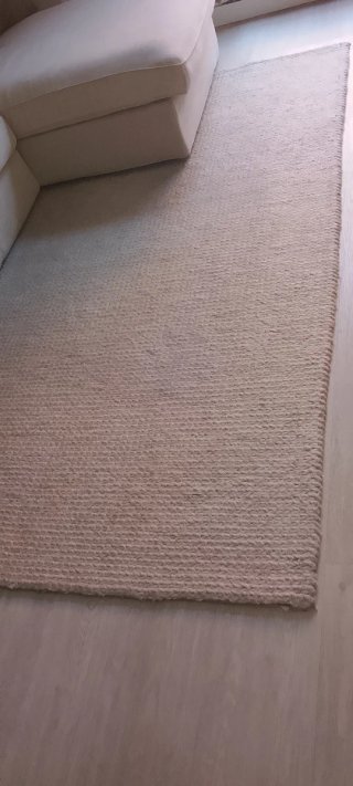 Alfombra Algodón  beige 170x240