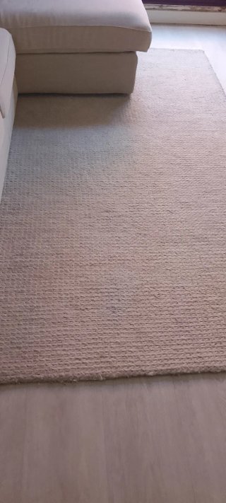 Alfombra Algodón  beige 170x240