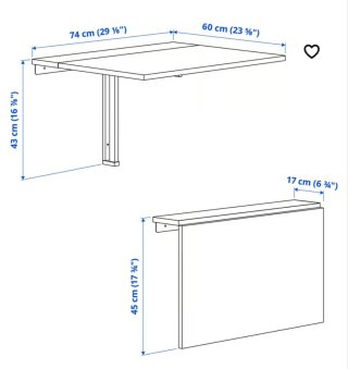 Escritorio Abatible Ikea Blanco