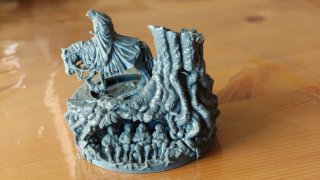 Diorama Nazgul e Hobbit 28mm