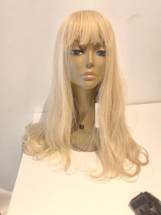 Peluca Rubia Larga Seminatural 9