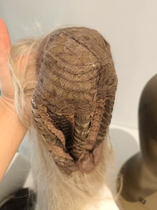 Peluca Rubia Larga Seminatural 9